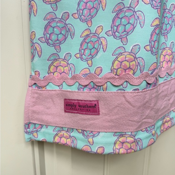 NWT Simply Southern Turtle Print Tunic Dress - Women’s 2XL - Picture 2 of 10